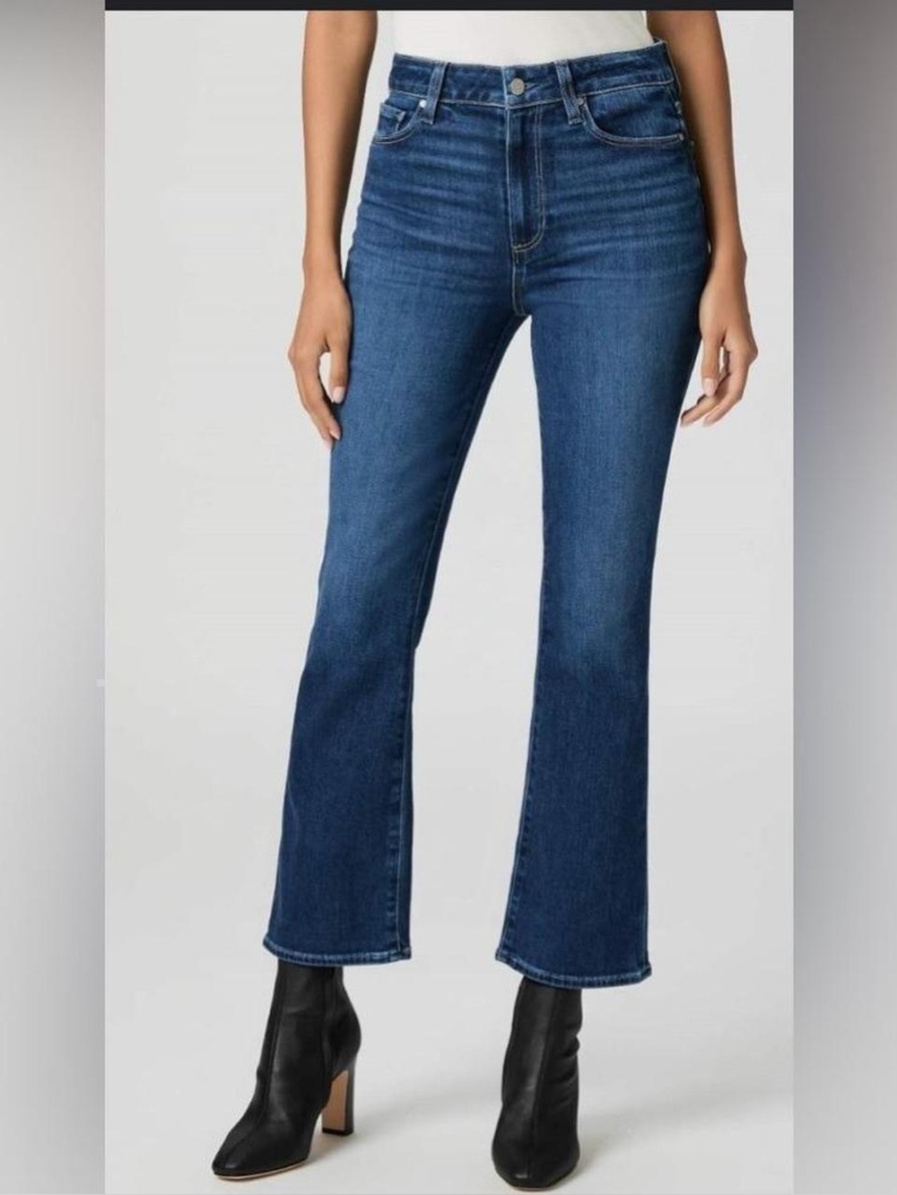 Paige Claudine Flare Jeans in Poem